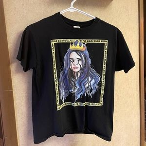 Billie Eilish Black T shirt - SIZE M (Fits like S)